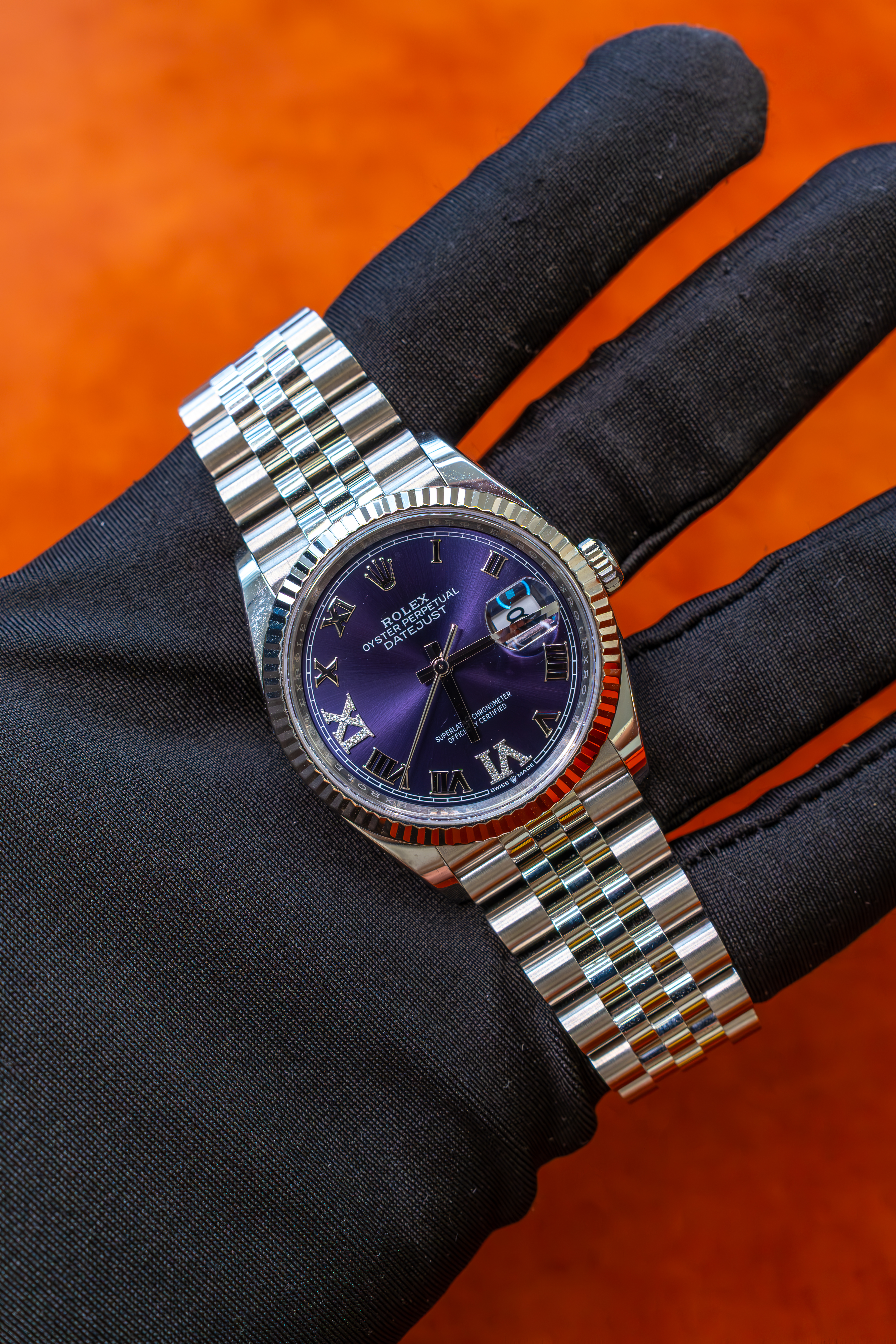 Rolex Datejust 36 Aubergine